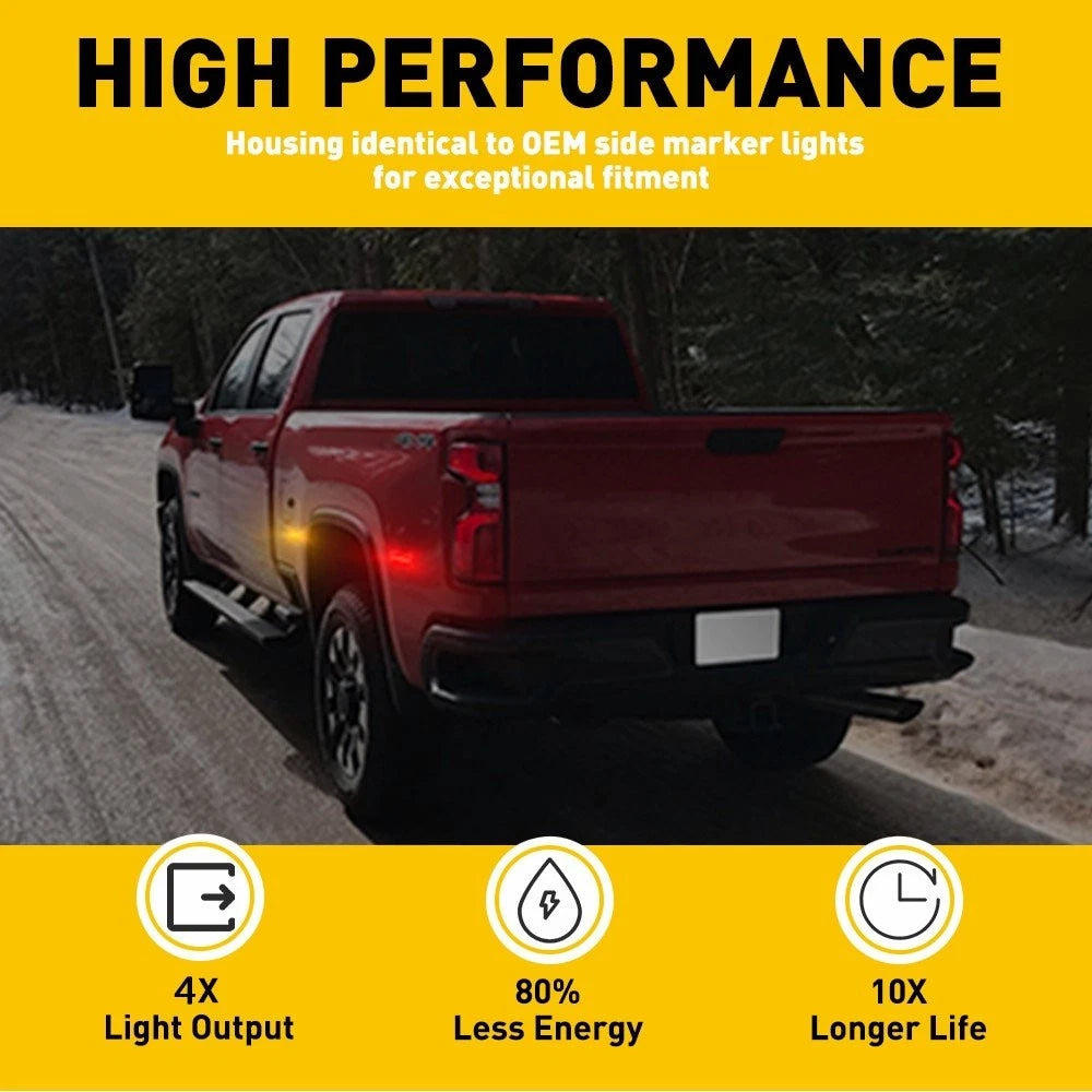 LED Side Marker Lights for Chevy Silverado 2013–2015