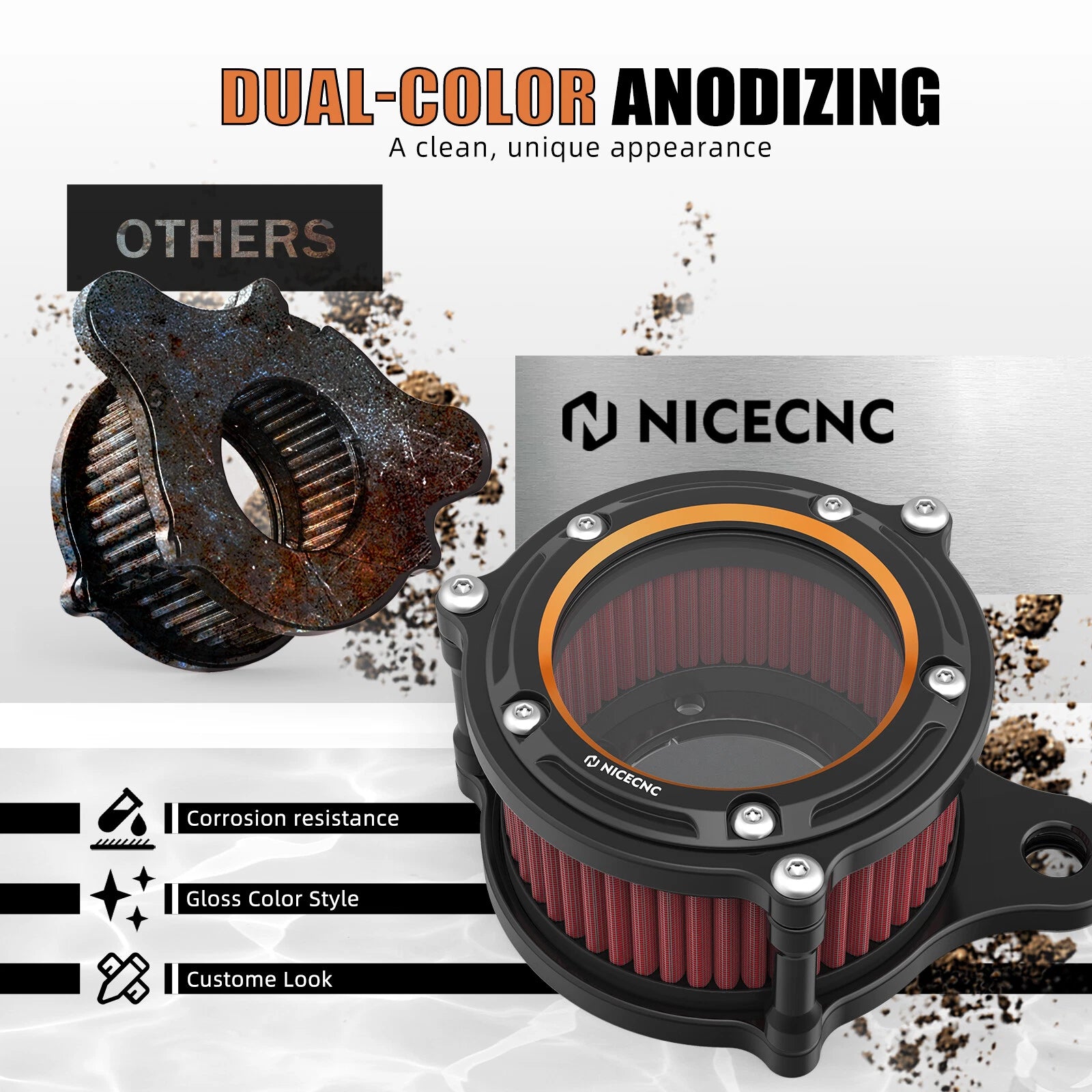 CNC Air Filter Cleaner for Harley Iron 1200 XL1200NS (2018–2021)