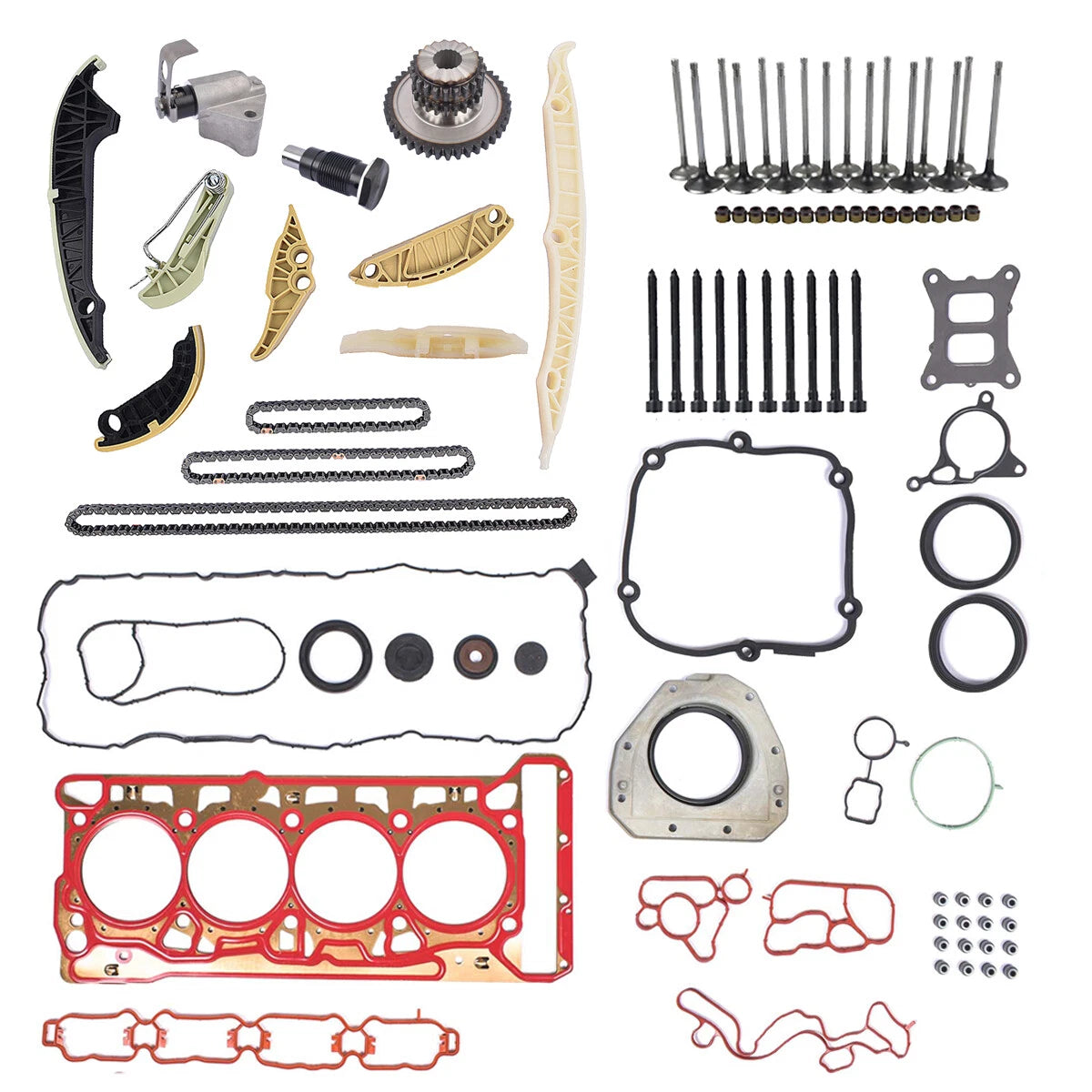Timing Chain and Gasket Kit for Audi A3 A4 A6 Q5 TT (2000–2023)