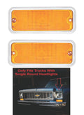 Parking Light Bulbs Replacement for 1973-1980 Chevy GMC Truck Amber LED