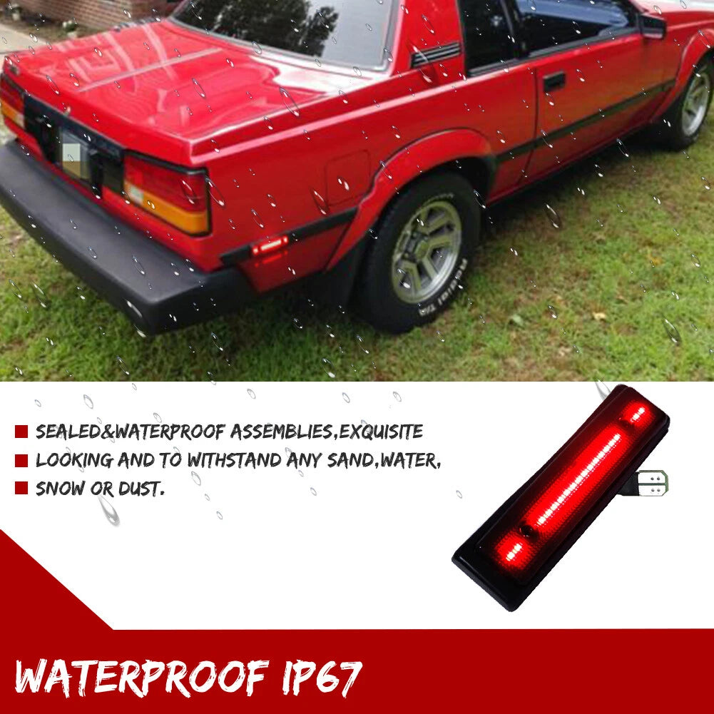 Smoked Lens Red LED Rear Side Marker Lamps for Toyota Celica (1986–1989)