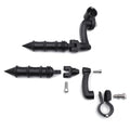 1-1/4" Adjustable Bamboo Black FootPeg for Yamaha V-Star, Suzuki Boulevard