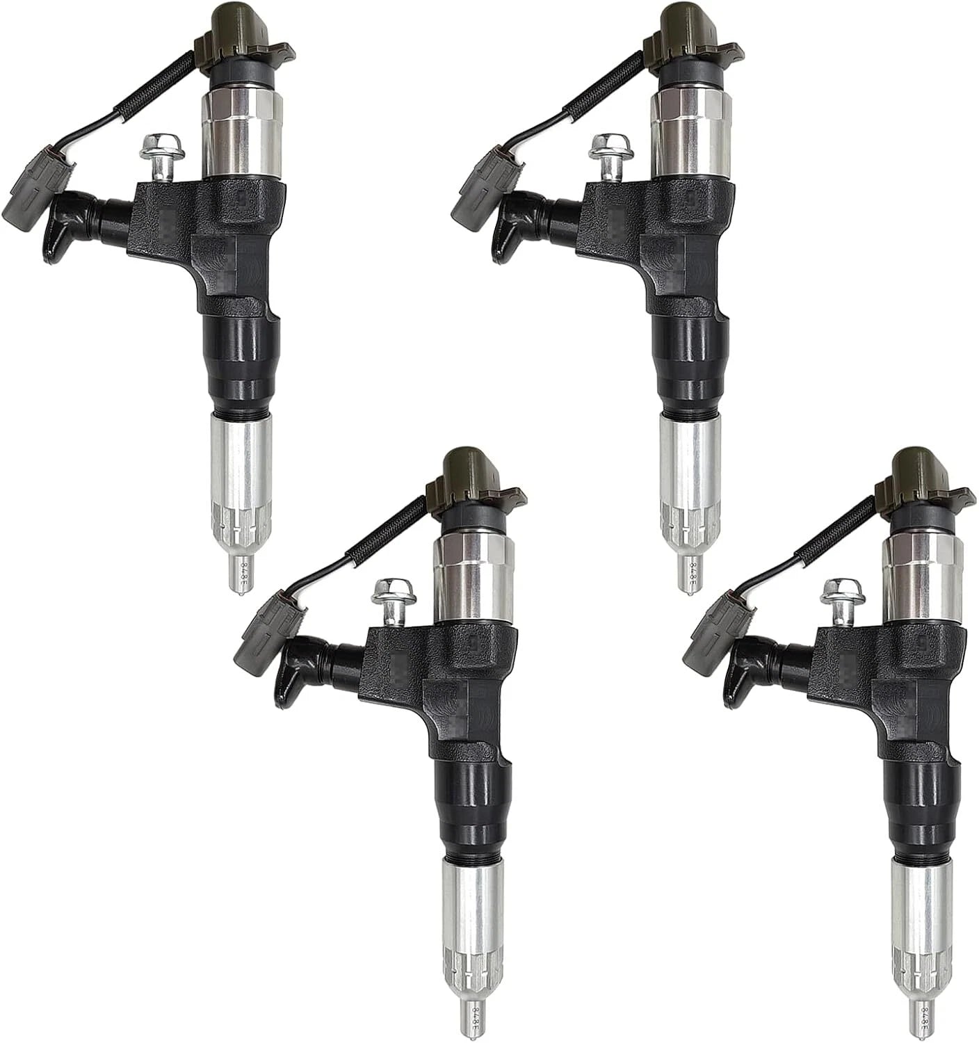 4X Fuel Injector 095000-6352 for Kobelco SK210-8 SK260-8 (2008–2018)