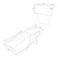 Driver Passenger Seat Backrest for Harley Touring Electra Glide FLHT (2014–2023)