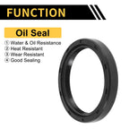 Set of 5 Oil Seal Rotary Shaft Seal NBR Rubber 40x50x7mm