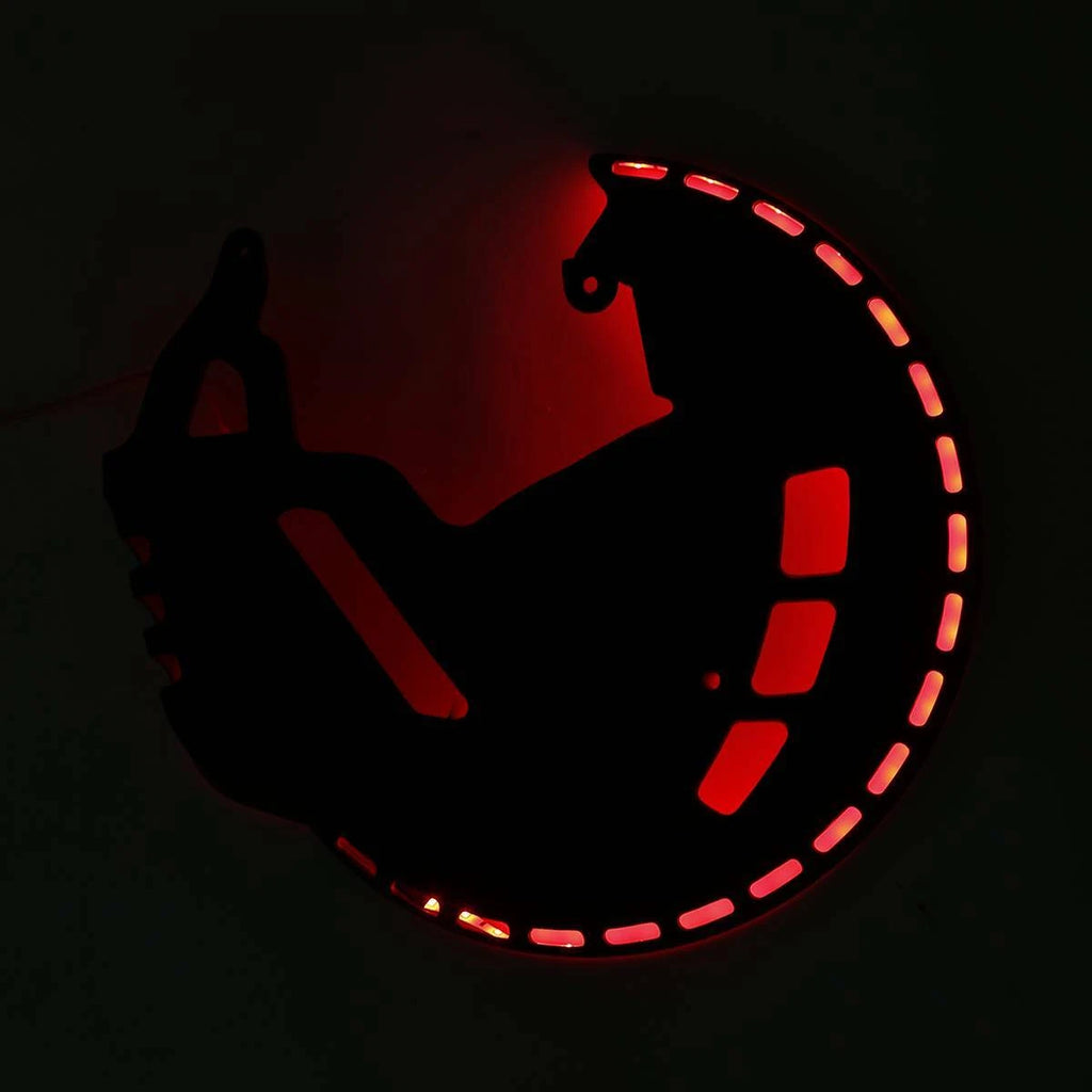 Brake Rotors Covers with Red LED Ring for Honda Goldwing 1800 (2001–2017)