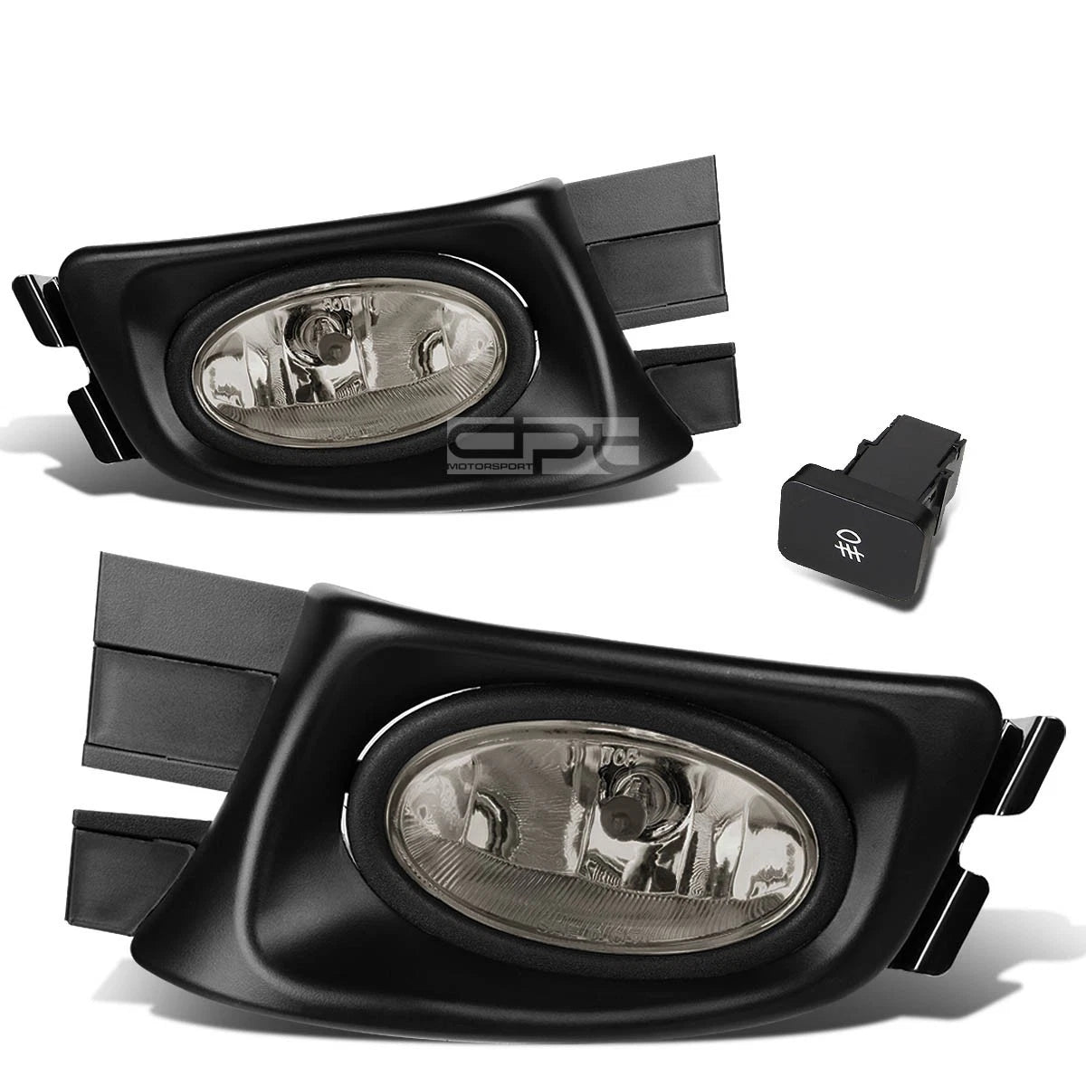 Fog Lights for Honda Accord 4Dr Sedan (2003–2005) - Smoked Lens, Switch