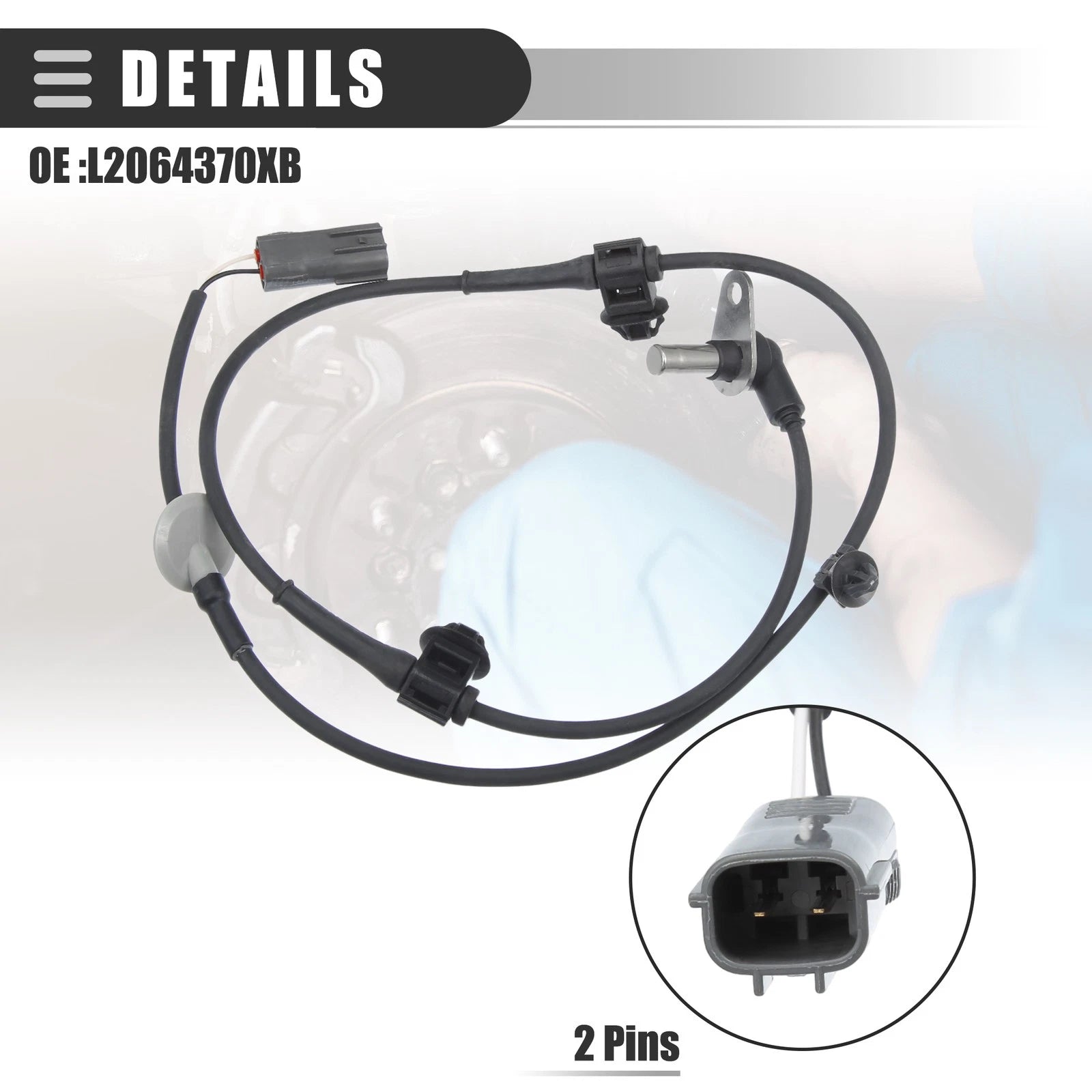 Front Right ABS Wheel Speed Sensor for Mazda CX-7 (2007–2012) NO.EG234373X