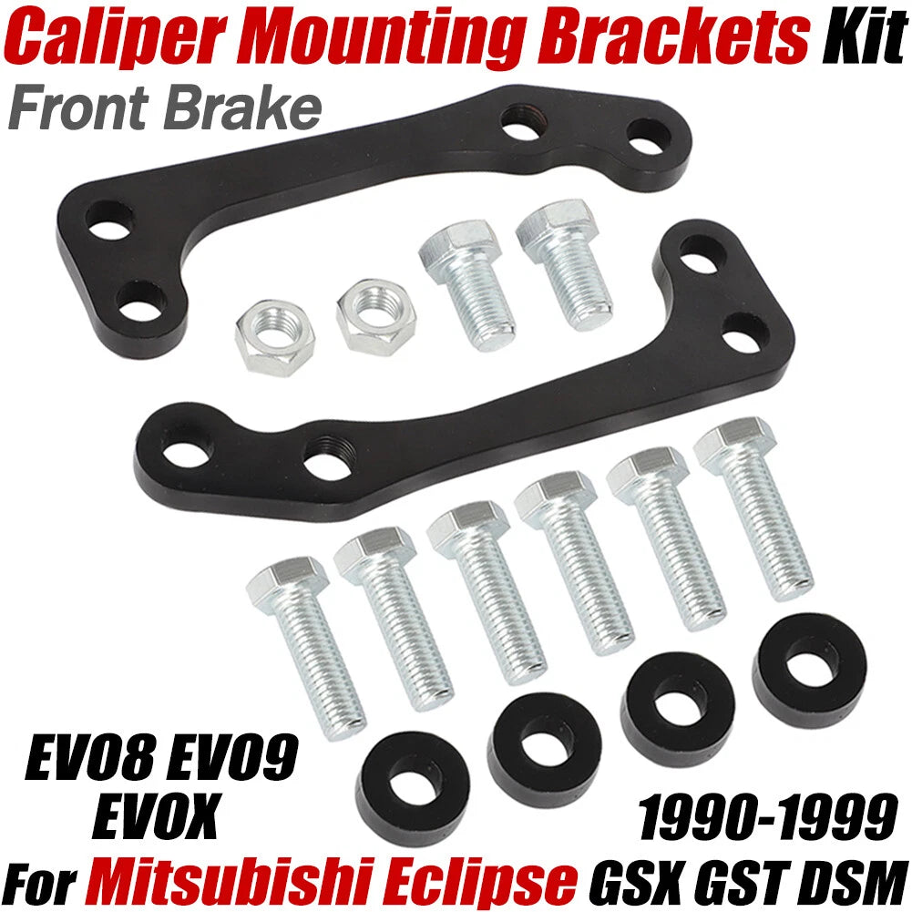 Caliper Mounting Brackets for Mitsubishi Eclipse GSX GST DSM EVO 8 9 (1990–1999)