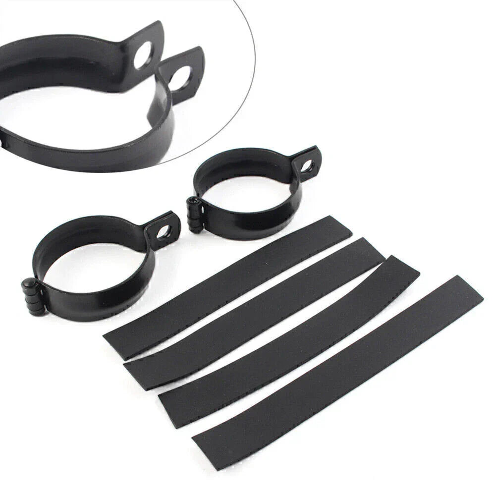 Metal Front Fork Clamp Turn Signal Light Mount Bracket for Motorcycle (N/A)