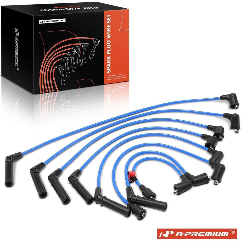 8x Spark Plug Wire Set for Dodge Stealth, Mitsubishi Diamante (1991–1996)