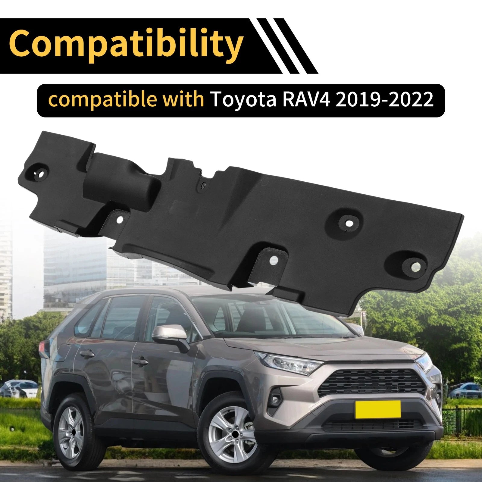 Radiator Support Cover for Toyota RAV4 (2019–2022) No. 16681F0020/16681-F0020