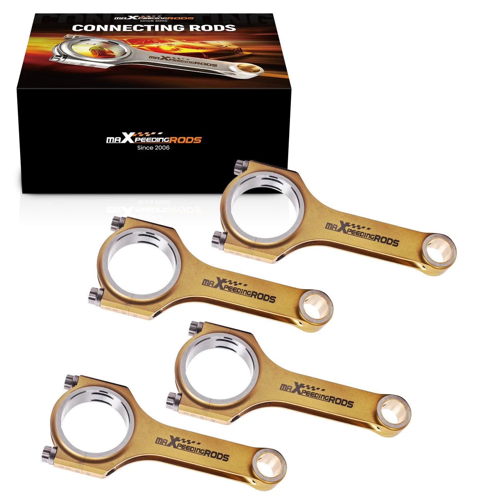 Titanizing Connecting Rods + ARP Bolts for Mitsubishi 4B11 4B11T (2007–2016)