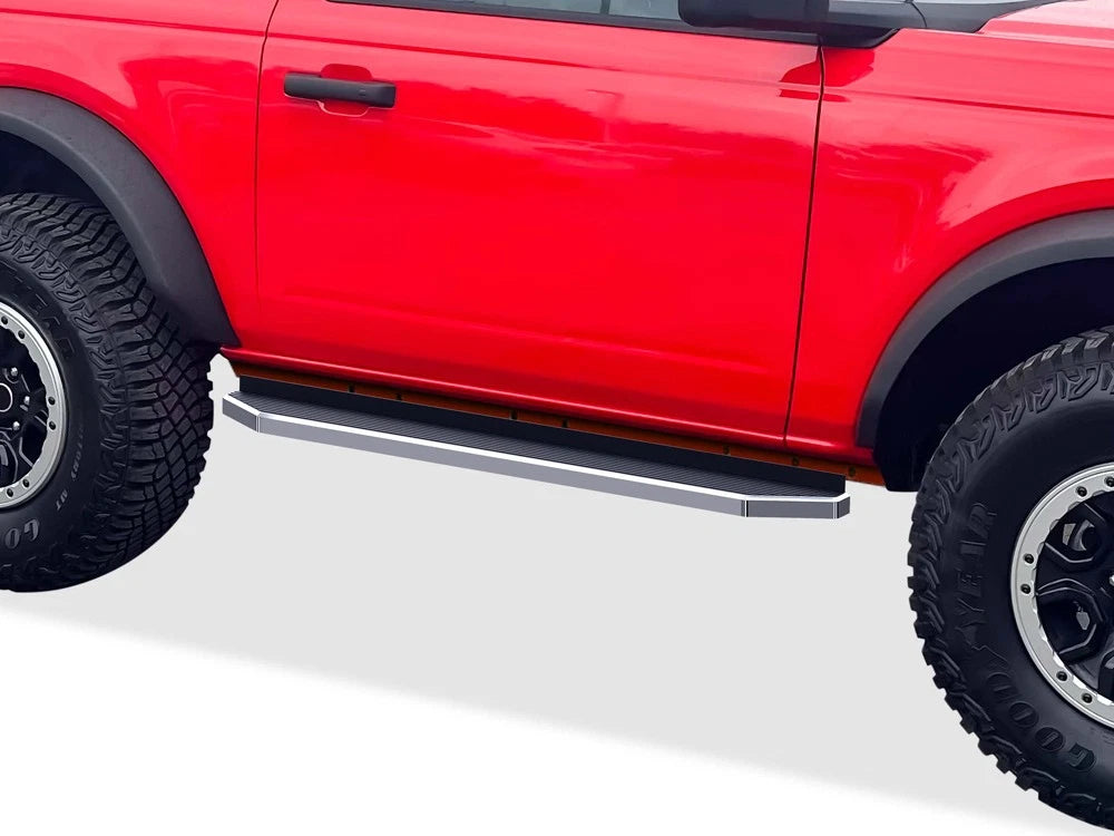 Polished Running Boards for Ford Bronco (2021-2026)
