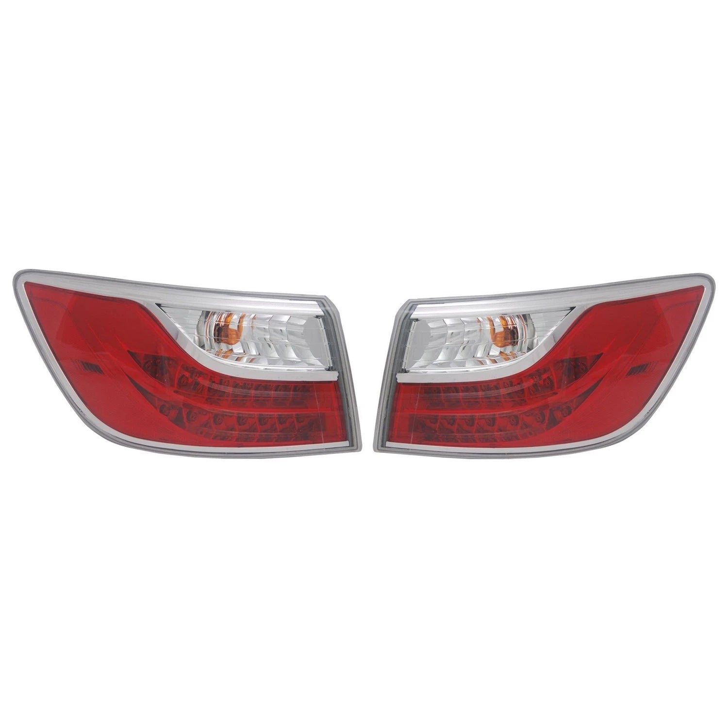 Set of 2 TYC Outer Tail Light Lamp Assemblies for Mazda CX-9 (2010–2012)