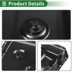 1 Pc Engine Oil Pan No.06E103600C for Audi A4 (2007–2015) Iron Black