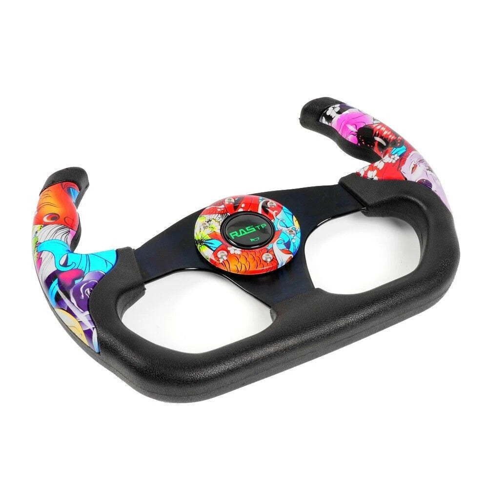 13 Inch Racing Steering Wheel for Model U Plaid
