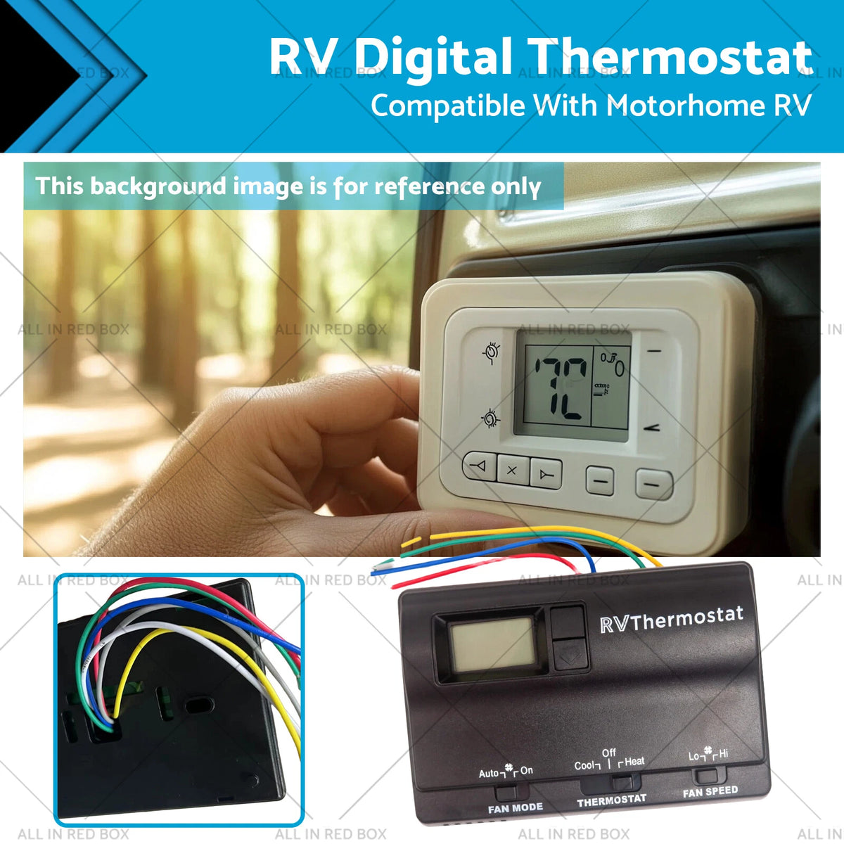 Digital Thermostat for Motorhome RV (83303362, 83303862)