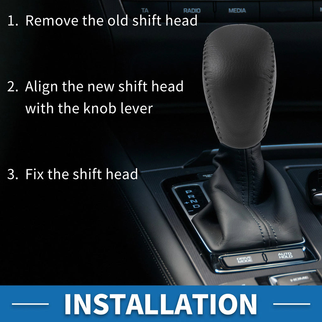 Automatic Gear Shifter Knob for Toyota Camry (2007–2014) - Plastic Faux Leather