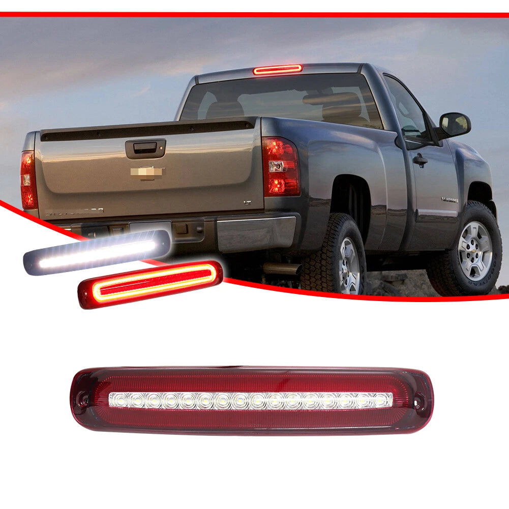 Set of 2 Rear LED Third Brake Lights for Chevy Silverado GMC Sierra (1999–2007)