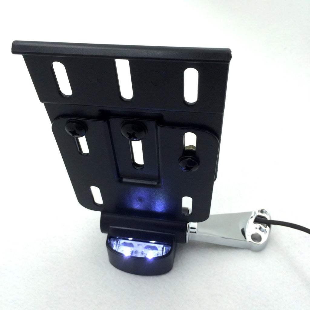 LED Side Mount License Plate Bracket for Harley Sportster XL (2004–Present)
