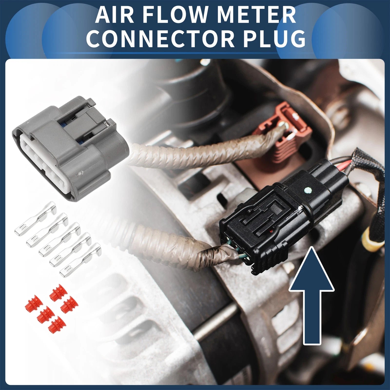 5 Pin Air Flow Meter Connector Plug for Nissan 