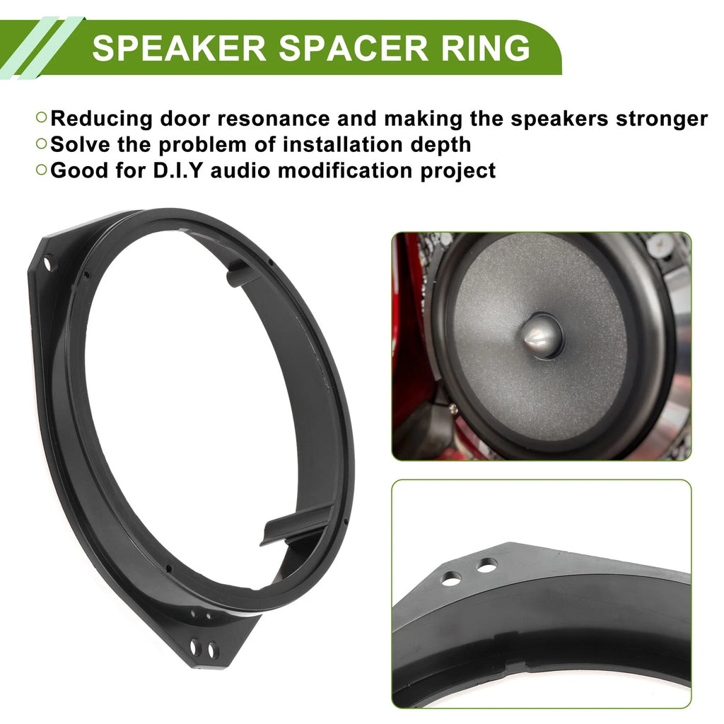 Speaker Spacer Ring Adapter for BMW X5 (E53) 6.5" - Part Number Included