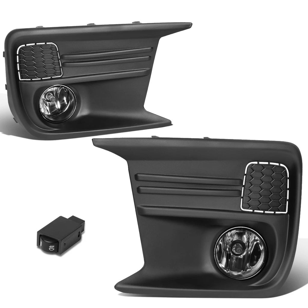 Pair of Clear Lens Fog Lights with Bezels & Switch for Subaru WRX (2018–2019)