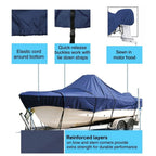 Heavy Duty Fishing Boat Storage Cover for Boston Whaler Dauntless 16 (Pro)