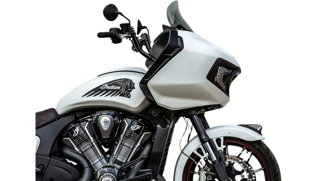 Klock Werks 11" Tinted Flare Windshield for Indian Challenger Pursuit (2020–2023)