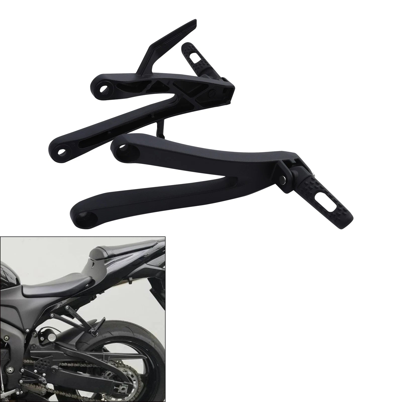 Rear Passenger Foot Pegs Bracket for Honda CBR600RR (2007–2025)