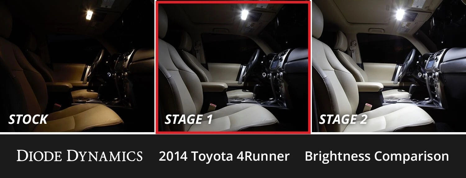 Stage 1 Interior LED Kit Cool White for Toyota 4Runner (2010–2024)