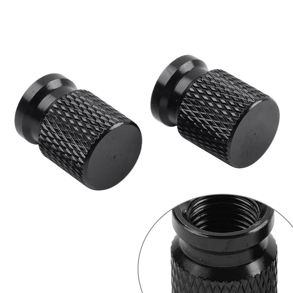 Set of 4 Tire Valve Caps for Car Motor Rim Vent (Universal)
