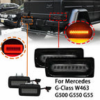 Set of 2 Dynamic Tail Brake Light & Rear Fog Lamp for Mercedes G-Class W463 (1990–2018)