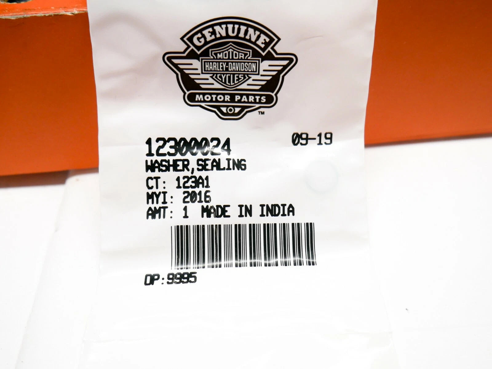 Sealing Washer for Harley Davidson Street Rod XG 500 750 (2015–2020) PN 12300024