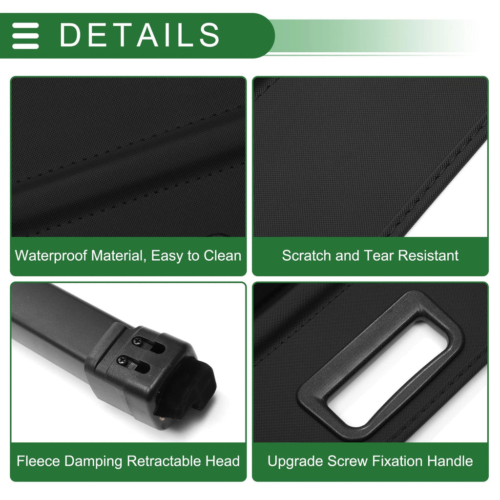 Retractable Cargo Cover for Chevrolet Tahoe (2019–2024) Gloss Black