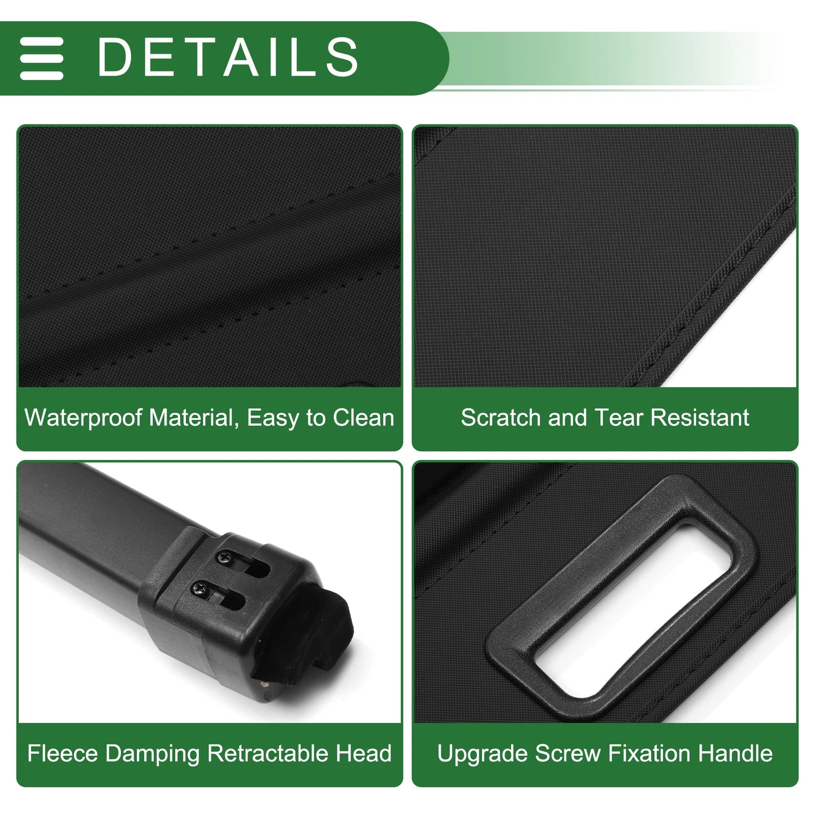 Retractable Cargo Cover for Chevrolet Tahoe (2019–2024) Gloss Black