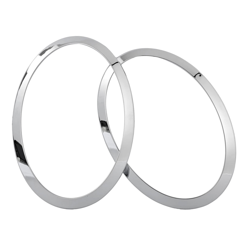Set of 2 Chrome Headlight Ring Bezel Covers for Mini Cooper S F55 F56 F57 (2014–2021)