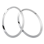 Set of 2 Chrome Headlight Ring Bezel Covers for Mini Cooper S F55 F56 F57 (2014–2021)