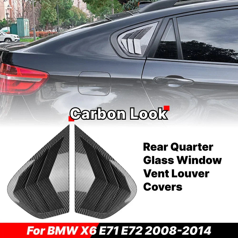Air-intake Rear side Window Quarter Duct Vent Cover for BMW X6 (2008–2014)