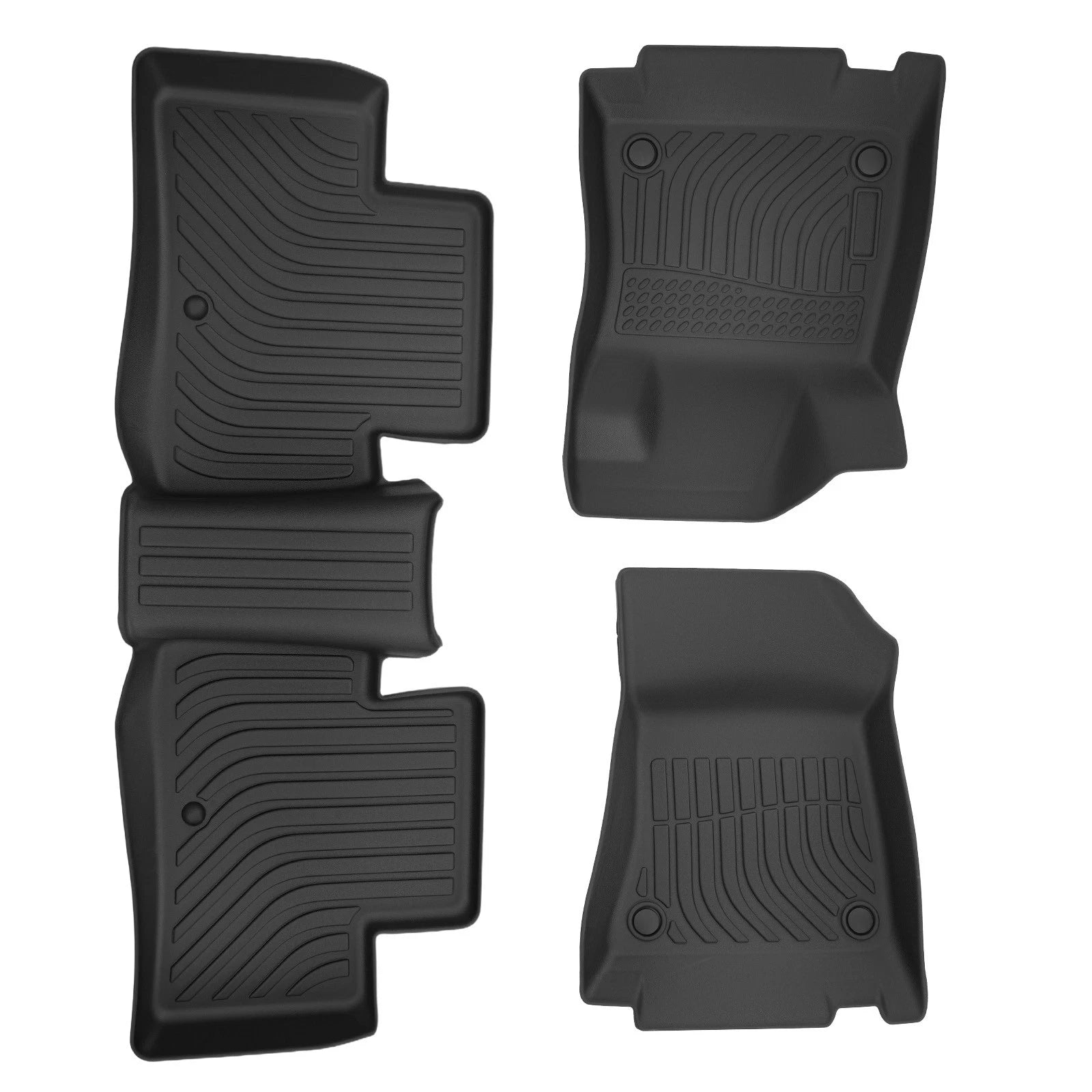 Black TPE Carpet Floor Mats for INFINITI QX50 (2019–2025) Waterproof Floor Liners
