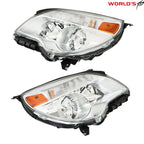 Set of 2 Halogen Headlights for Chevy Equinox (2010–2015) Chrome