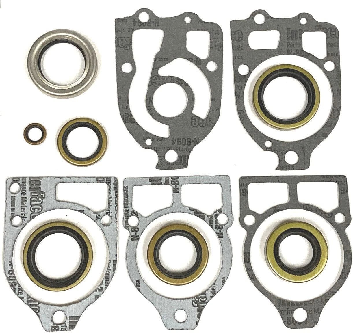 Lower Unit Gear Housing Seal Kit for Mercury Mercruiser (26-55682A1, 18-2653)