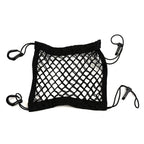 Cargo Net for ATV (23cm x 30cm) - Black Mesh with Plastic Hooks