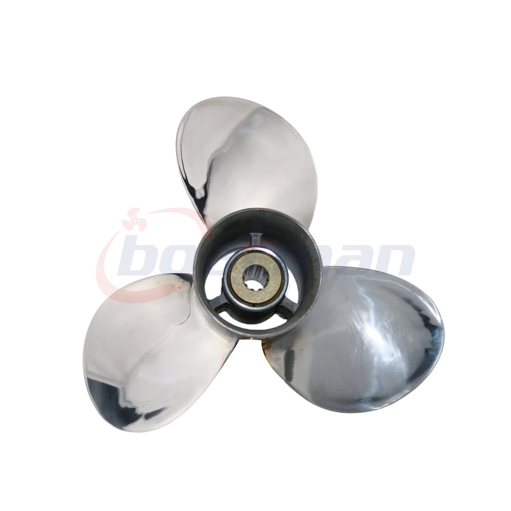 Stainless Steel Propeller 9 1/4x10 RH 10 Spline for Suzuki Outboard (8-20HP)