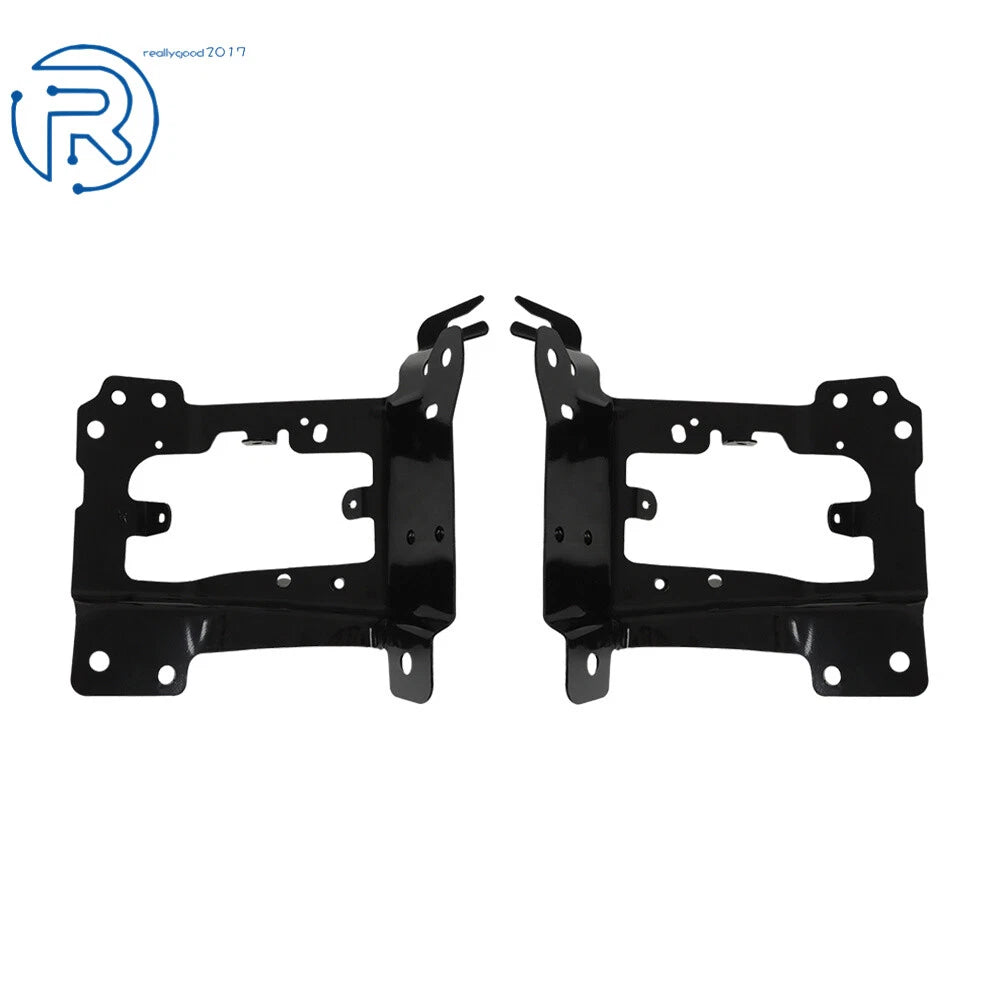 Black Steel Front Outer Bumper Bracket for Chevrolet Silverado 1500 (2014-2015)