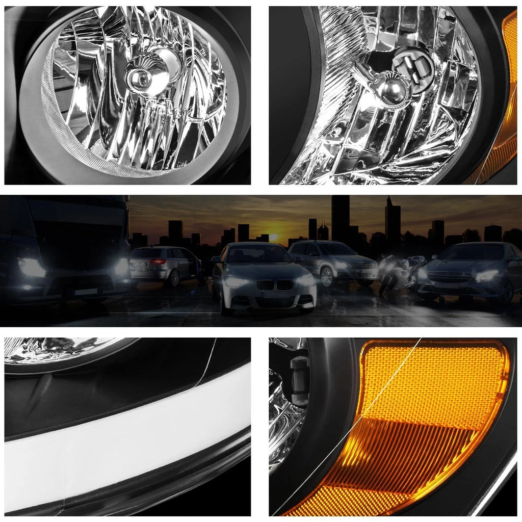 Headlight Lamp with LED DRL for Dodge RAM Pickup (2006–2009)