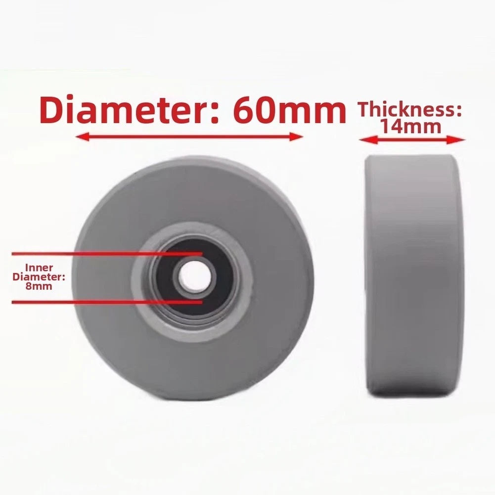 Rubber Press Wheel for Edge Banding Machines (60 mm x 8 mm x 14 mm)