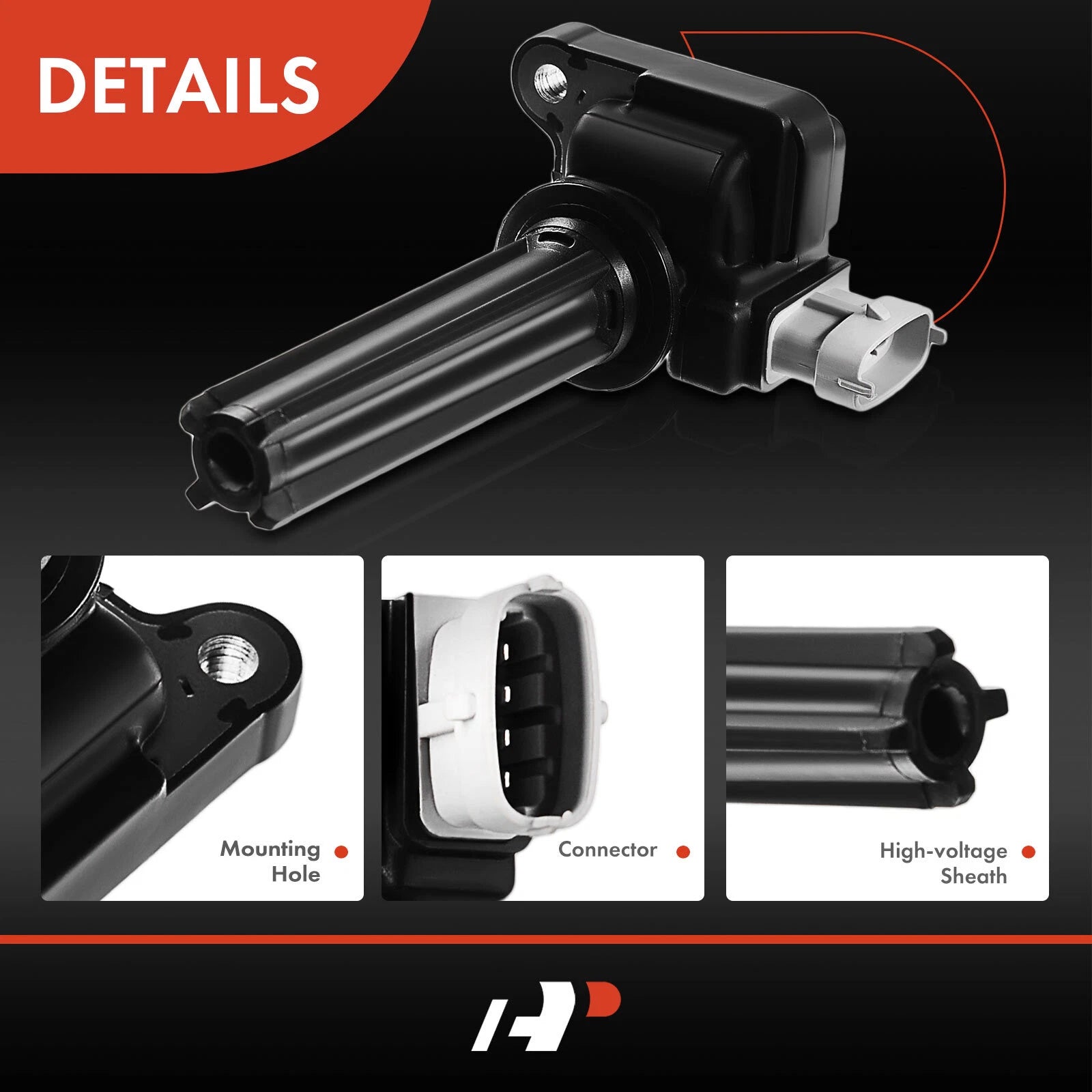 Set of 4 Ignition Coils for Chevrolet Cobalt (2005–2007) Saturn Ion (2004–2007)