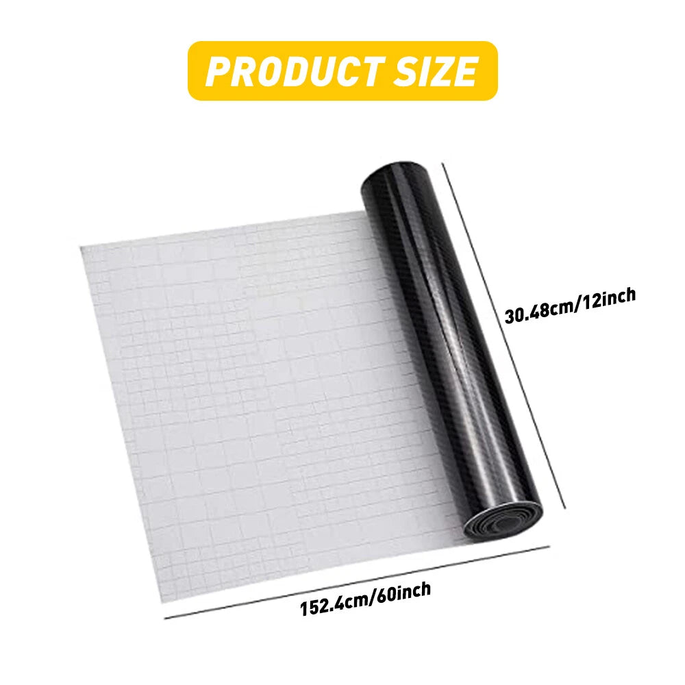 Carbon Fiber Vinyl Film Wrap for Universal Use (Bubble Free, Air Release)